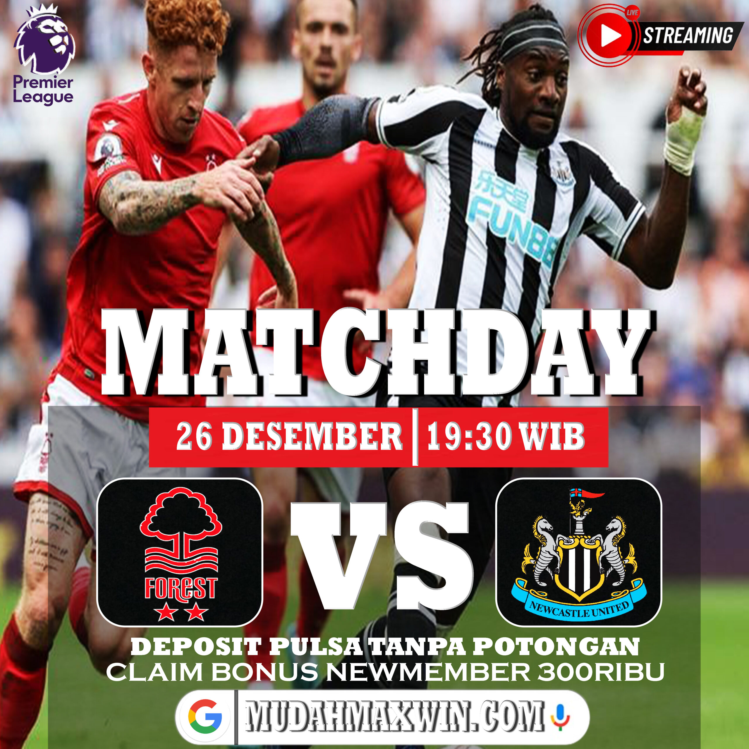 Prediksi Newcastle United vs Nottingham Forest